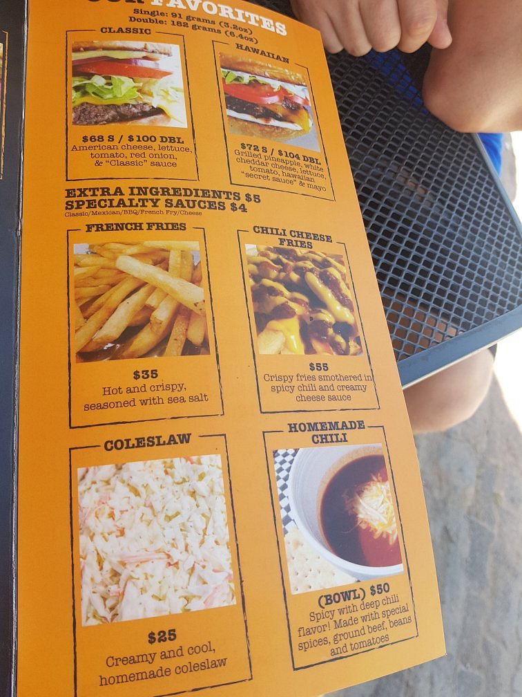 menu jean s all american hamburgers puerto vallarta